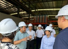 熱烈歡迎新余市水利局局長謝海峰一行領(lǐng)導(dǎo)蒞臨我司參觀指導(dǎo)！